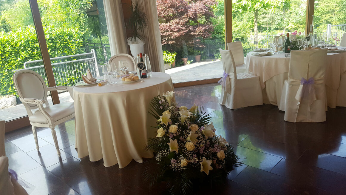 allestimento ristorante per matrimonio