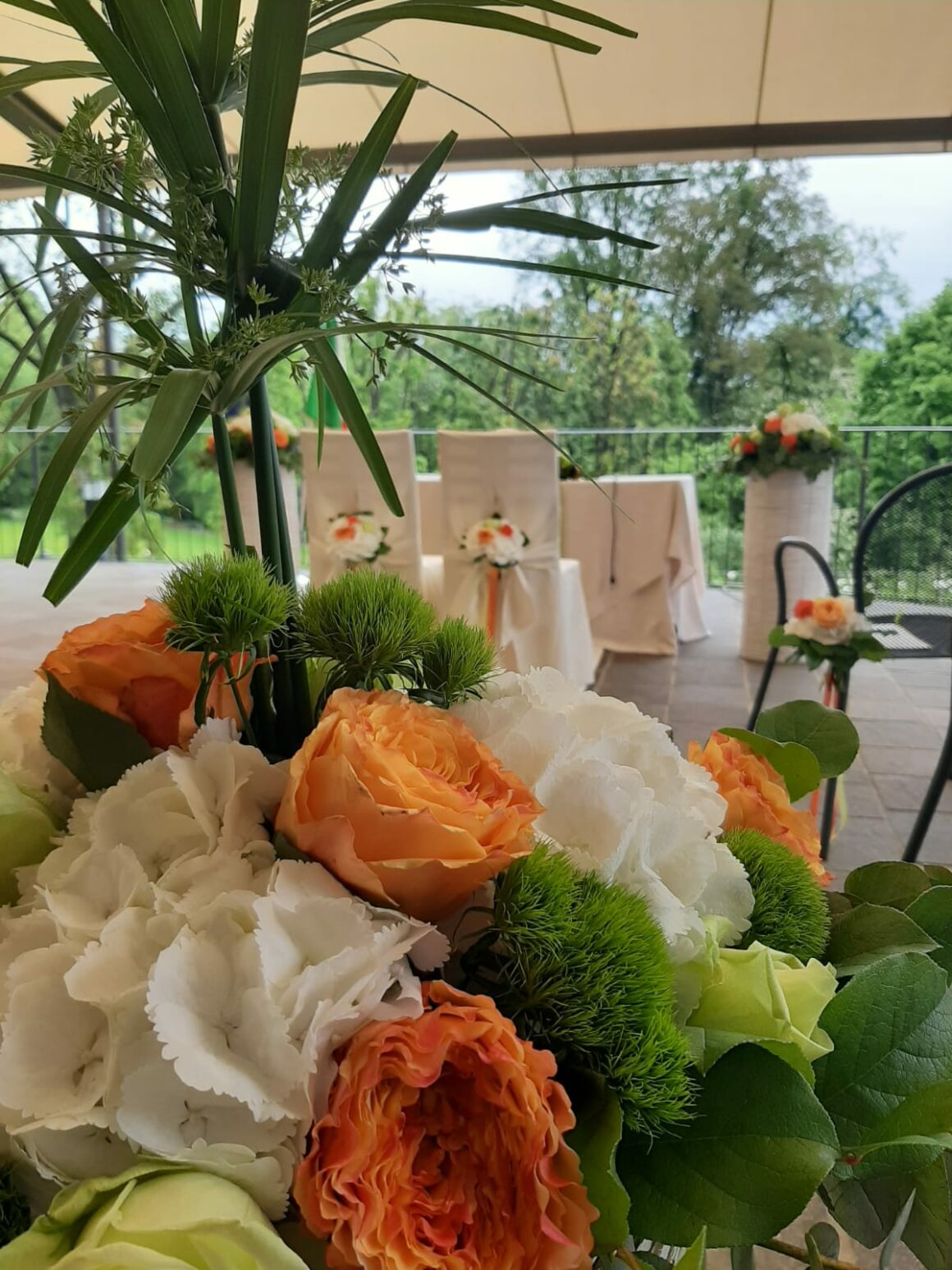 allestimento ristorante per matrimonio