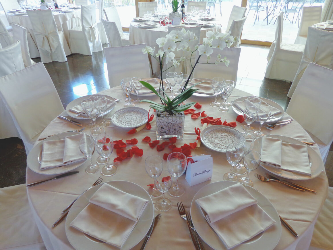 allestimento ristorante per matrimonio
