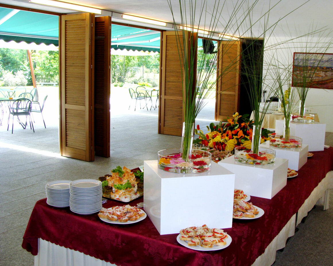 allestimento ristorante per matrimonio