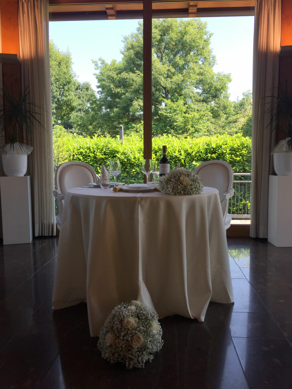 allestimento ristorante per matrimonio